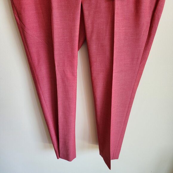 35x30 Rose Pink Pants New Jos A Bank Skinny Fit Pant Polyester Nwt Mens Magenta - Picture 12 of 17